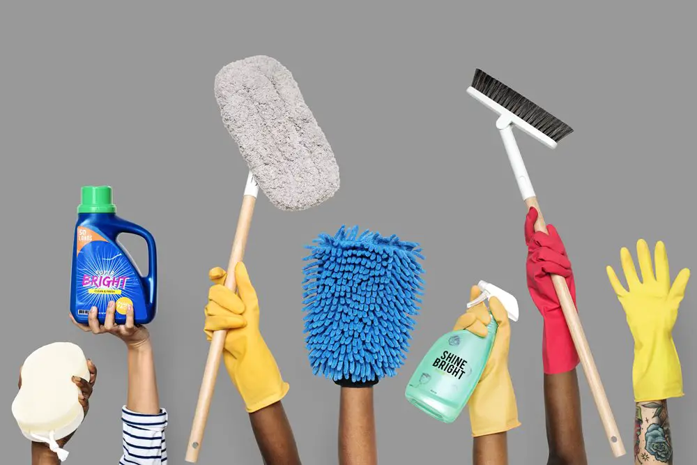 أهم أدوات تنظيف المنزل للحصول على بيت لامع في 3 ساعات